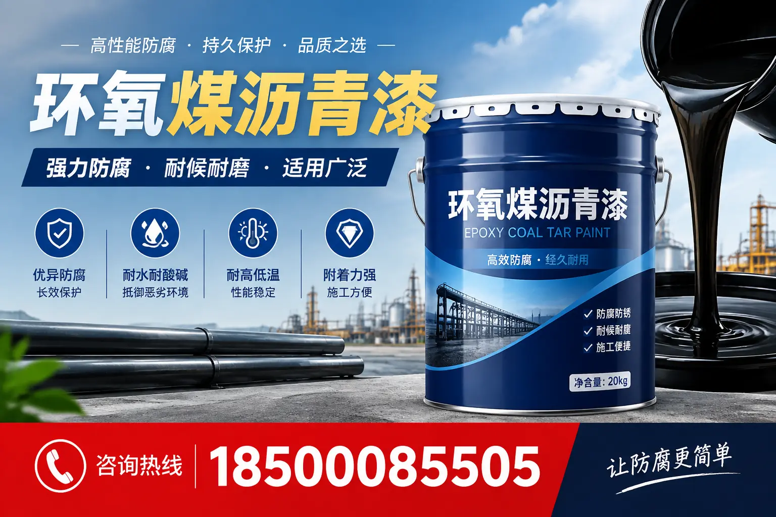 环氧煤沥青漆在不同气候条件下的表现分析，吉安适用性